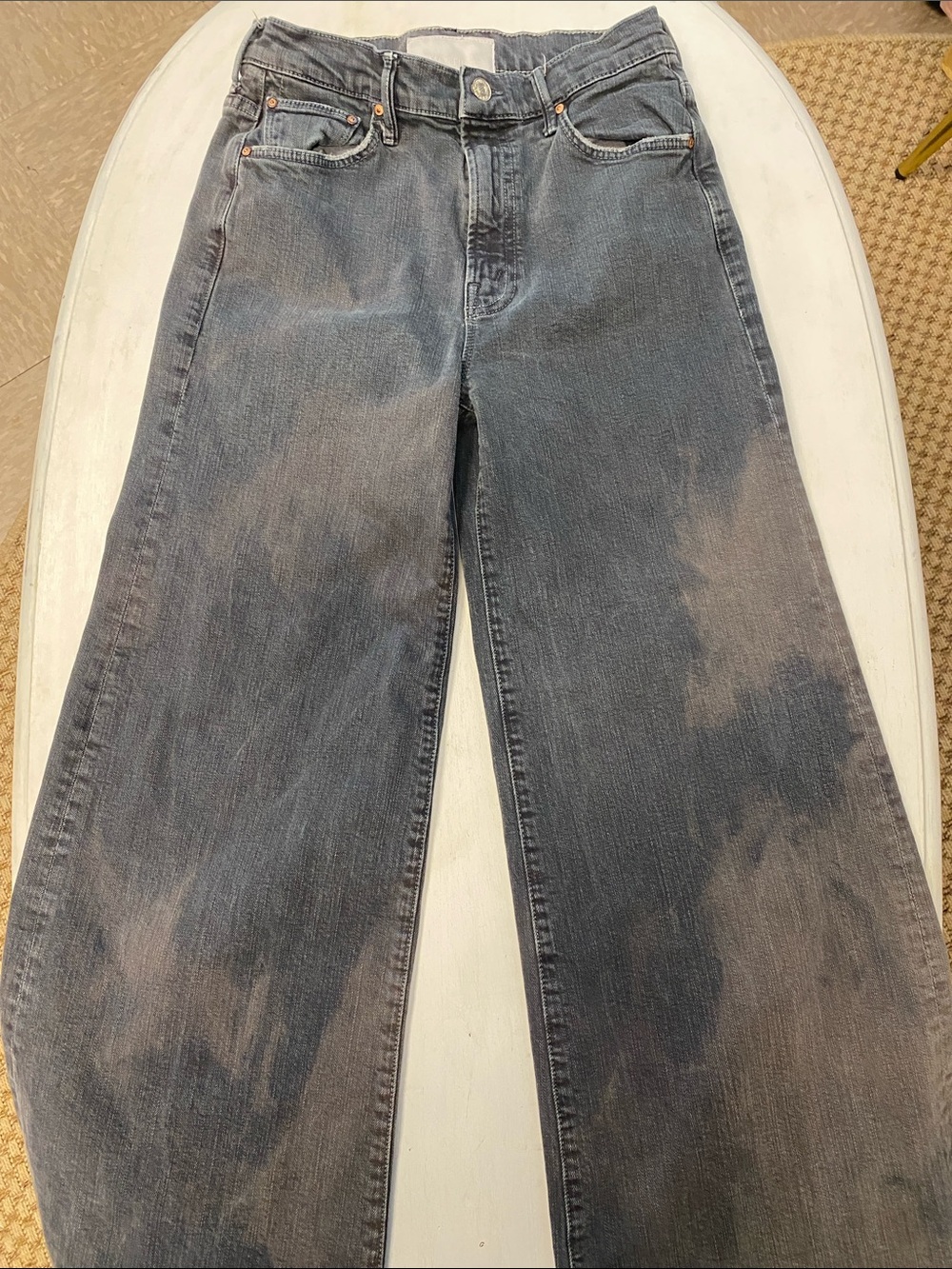 Women’s Mother Superior Grey Washed Jeans